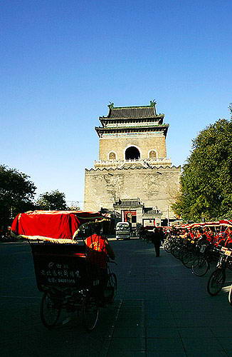 北京后海，西北偏北
