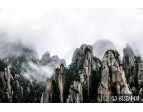 大自然鬼斧神工＂画出＂三清山绝世美景 