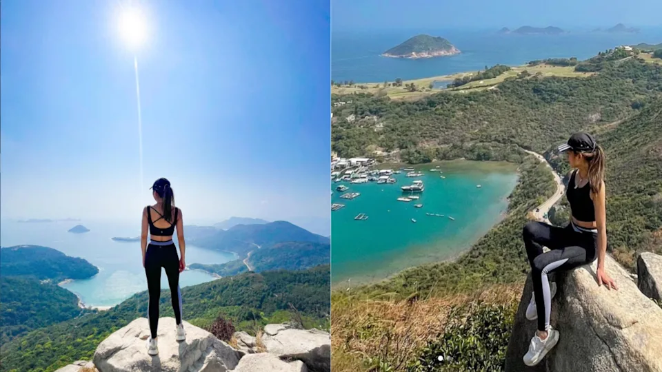 索菲亚时常挑战极限自拍。(图片来自Sofia Cheung IG)